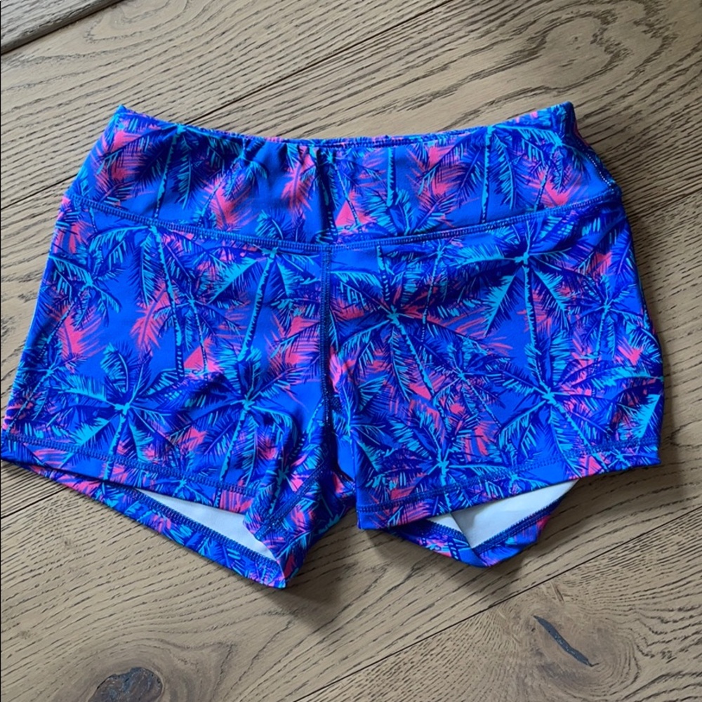 Cute Palm tree workout shorts